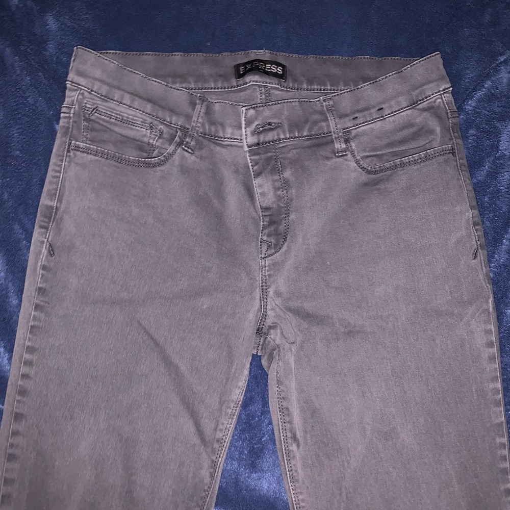 GREY EXPRESS SKINNY JEANS